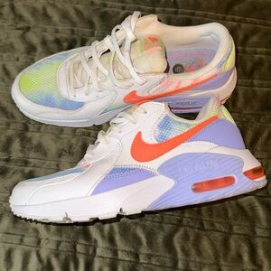 Nike Air Max White with Multicolor Accents